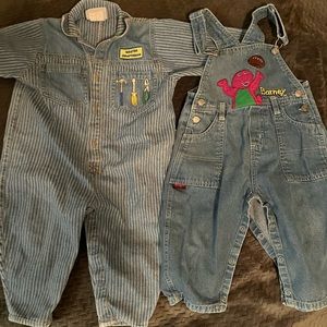 Vintage toddler overalls